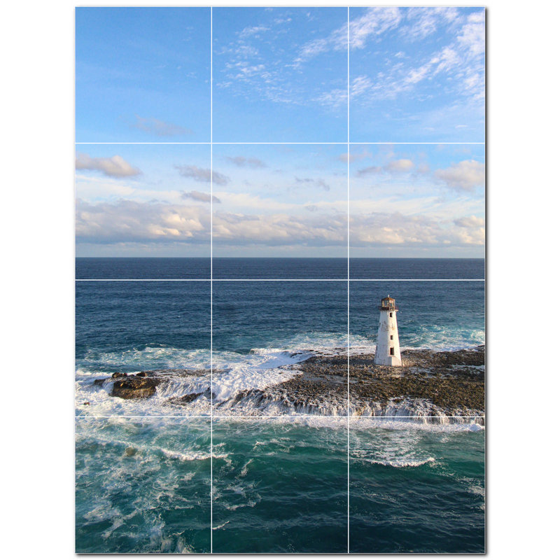 Murale décorative en céramique 4,25 po x 4,25 po