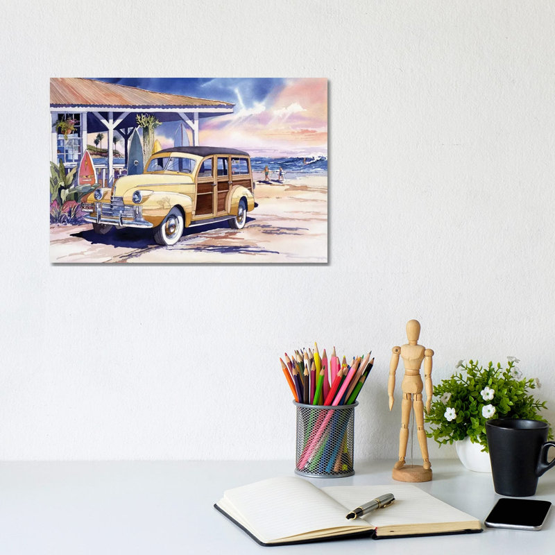 North Shore 1 Piece Wrapped Canvas Wall Art, 20.32 cm H x 30.48 cm W