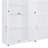 Queen Size Murphy Bed Wall Bed With Cabinets,White