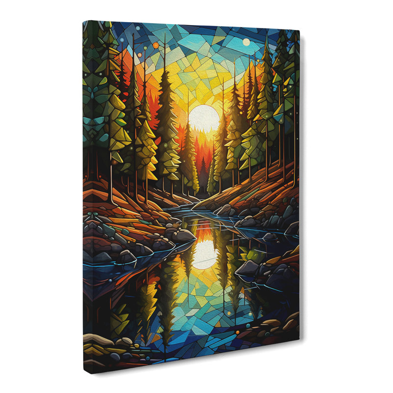 Forest Futurism - Wrapped Canvas, 60cm H x 40cm W x 3cm D