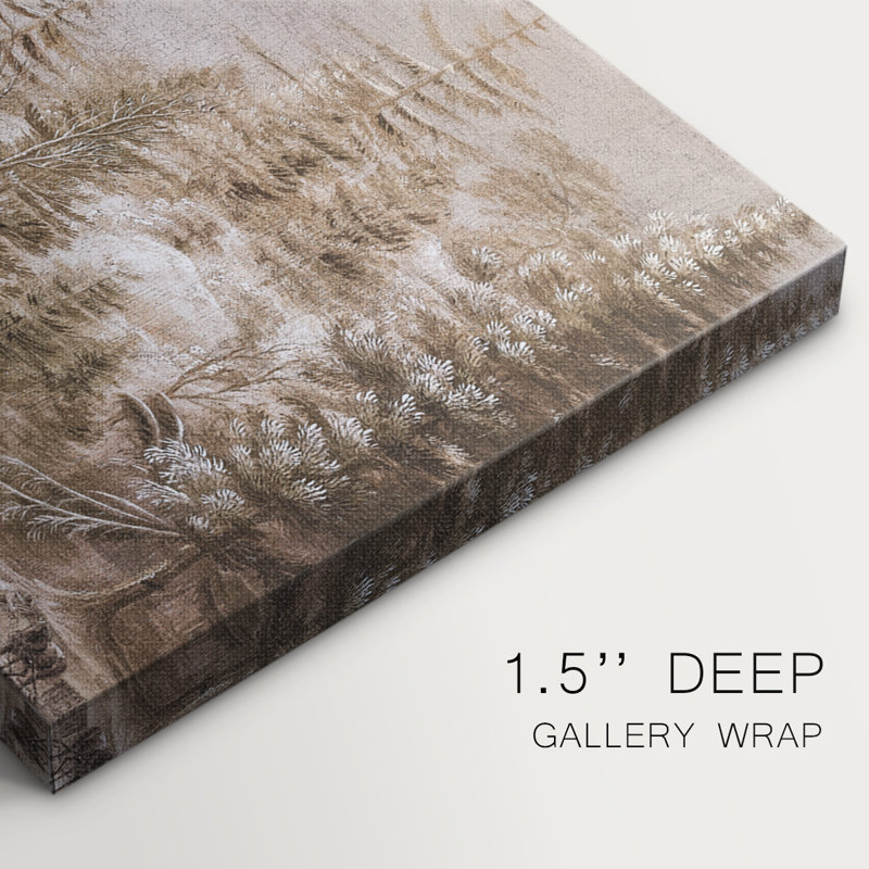 Série paysage - ML XXXIV - Toile tendue avec châssis - Prêt à accrocher, H 12 po x l 30 po