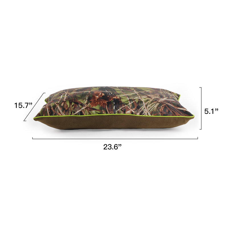 Coussin pour chien avec housse amovible, H 5,1 po x l 23,6 po x P 15,7 po