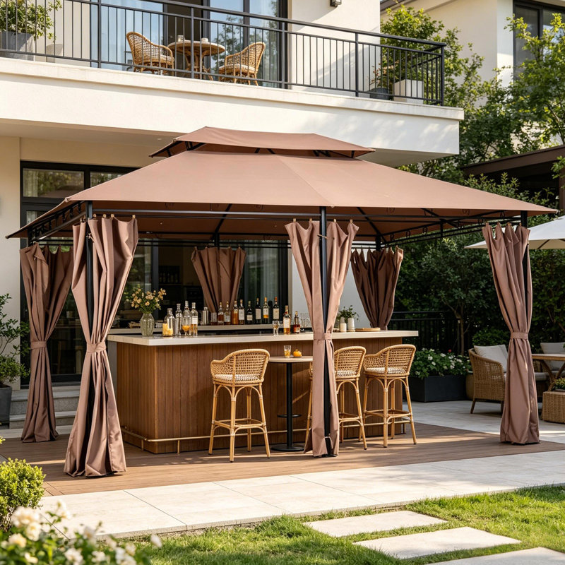 Pavillon de jardin spacieux, abri de jardin, pavillon de jardin