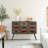 43" * 33" Console Sideboard Cabinet With Metal Art