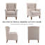 Araiah Upholstered Fabric Wingback Chair-575355502-603724949