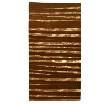 Hand Woven Cotton and Wool Area Rug