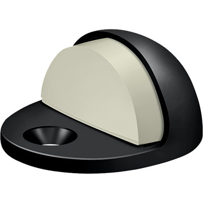 Deltana DSLP316U26 Dome Stop Low Profile, Solid Brass in Polished Chrome