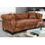 Richmond Mogadore Faux Leather Chesterfield Sofa-2060607555-2026124161