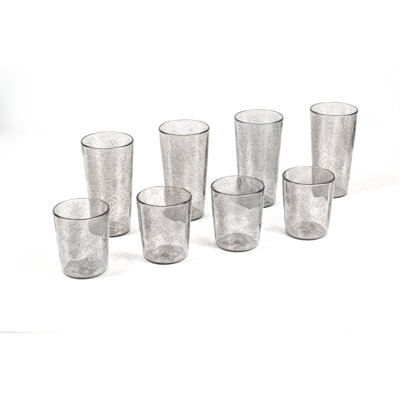 Jerika 17 oz. Acrylic Drinking Glass Set