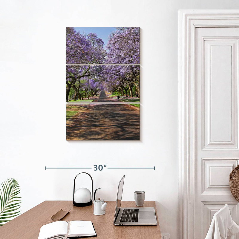 Sireci Jacaranda Trees, 32" H x 20" W