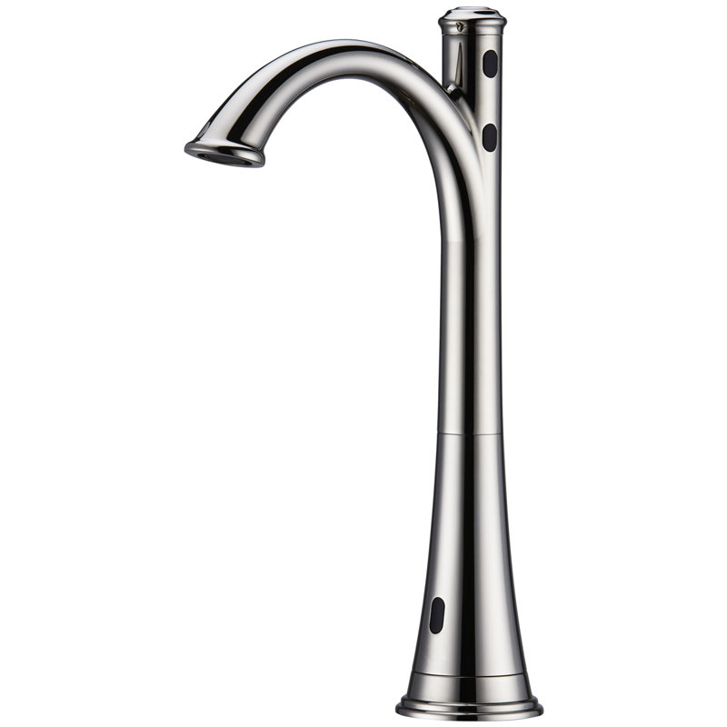 Distributeur d’eau chaud sans contact & froid, Nickel poli