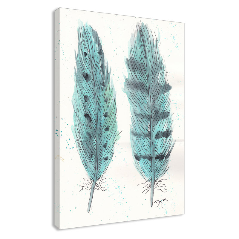Art sur toile Feathers I, H 36 po x l 24 po x P 1,5 po