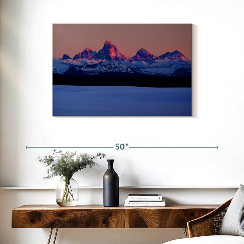 Alvord Grand Teton Winter Glow, H 24 po x l 36 po