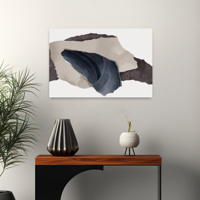 «Torn Layers Rev révélant des profondeurs», art mural contemporain