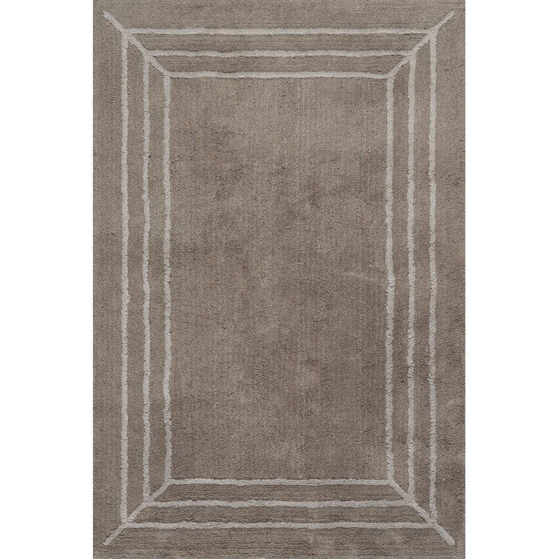 Bloomira Bordered Rug, Rectangle 6' x 9'