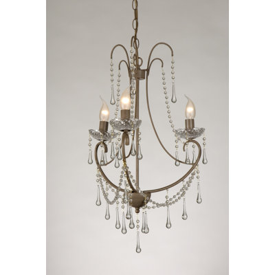 3 - Light Candle LED Chandelier