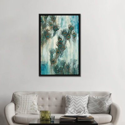 «Proud As A Peacock» par Liz Jardine - impression sur toile tendue avec châssis