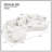 Curved Sofa With Ingenious Shape White