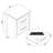 Allysyn 2 Drawer Nightstand