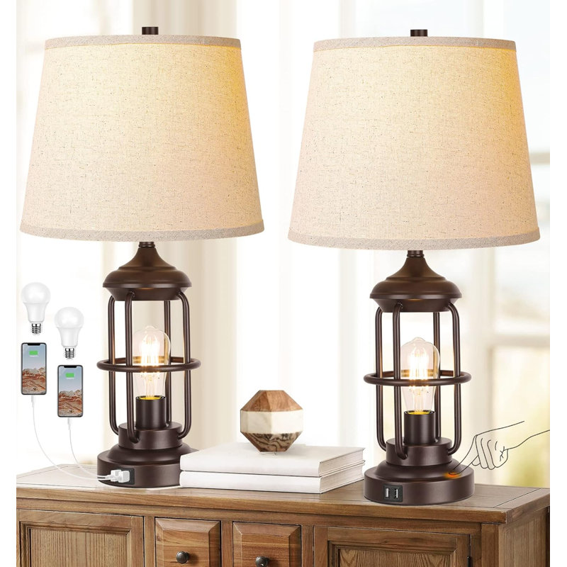 Bhojpal Metal USB Table Lamp