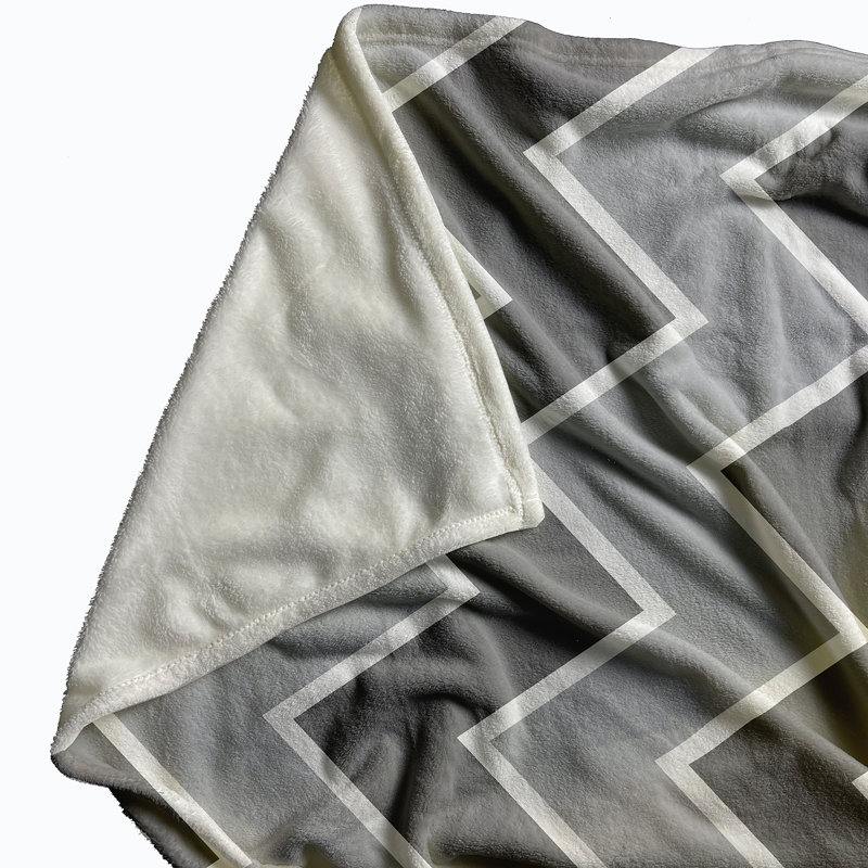 Elliana Plain Weave / Muslin Throw Blanket, Grey