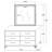 Clanton 6-drawer Dresser And Mirror White-116447852