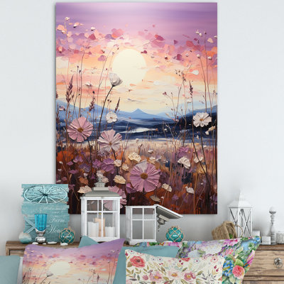 " Meadow Twilight Pointillism "