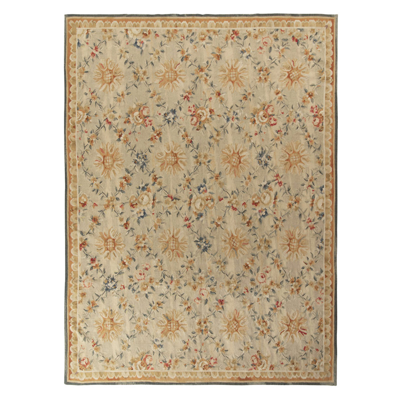 European One-of-a-Kind Rectangle 9'2" X 13'10" Hand Knotted Area Rug