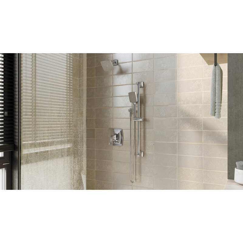 Oak HydroMersion Shower Faucet Trim with Hand Spray, Polished Chrome