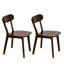 Chaises de salle à manger en bois massif naturel-676300190