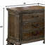 Table de chevet en bois massif avec finition traditionnelle et bois massif traditionnel 1pc