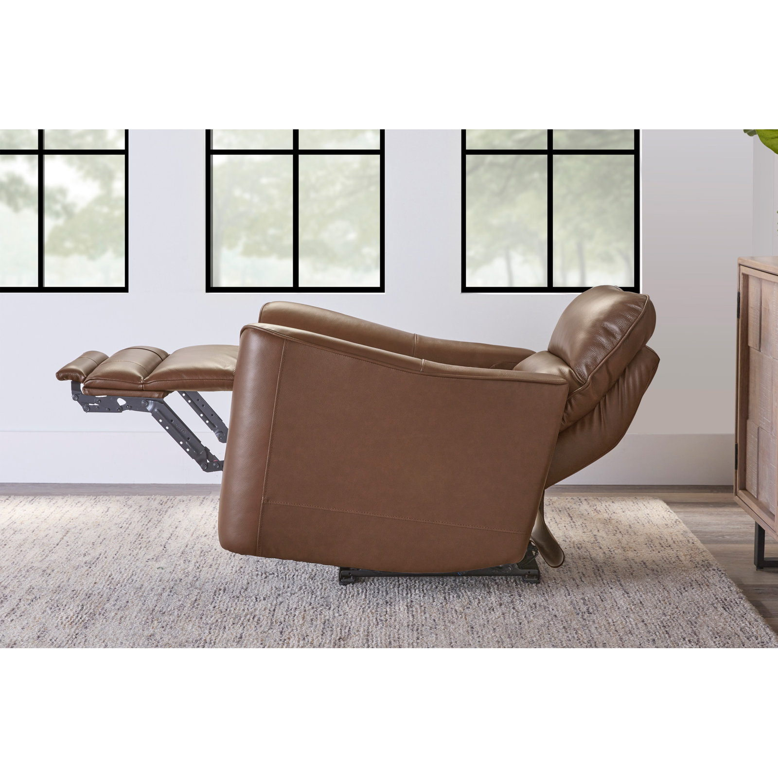 Oterra 35" Power Recliner, Brazilian Cocoa