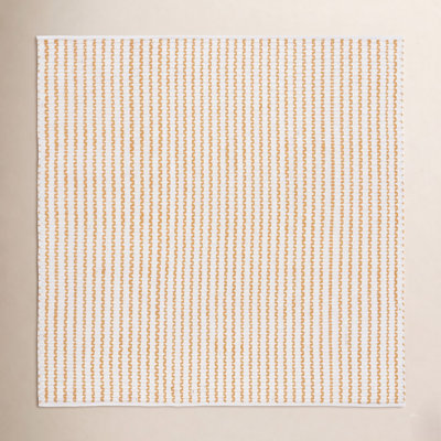 Hand-Woven Chevron Cotton Rug