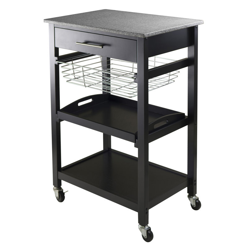 Beversly Wood Kitchen Cart