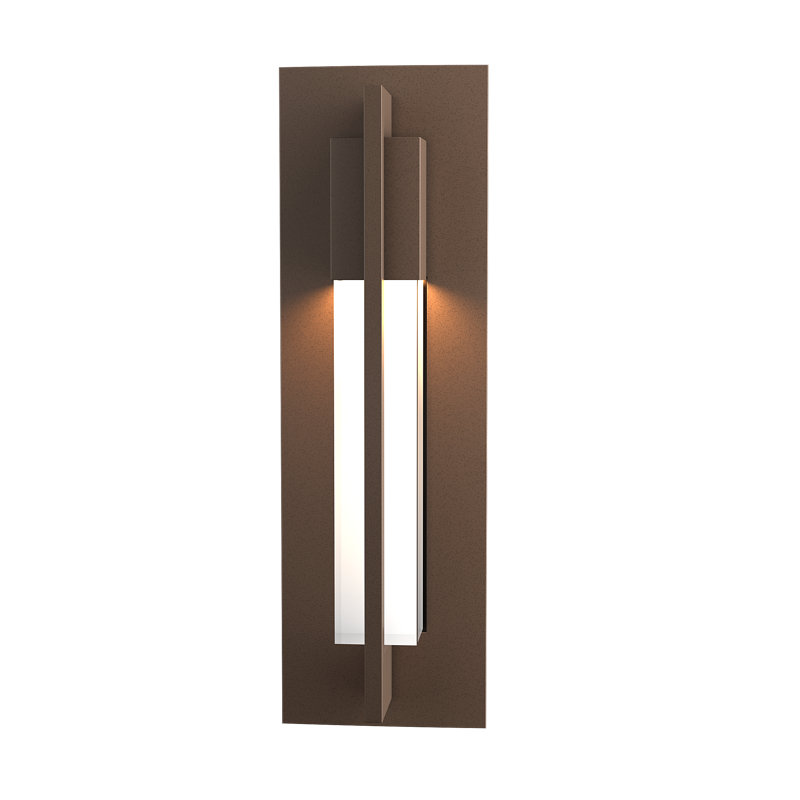 Axis 1 - Light Aluminum Outdoor Flush Mount, 19" H x 4.8" W x 3.3" D, Coastal Bronze