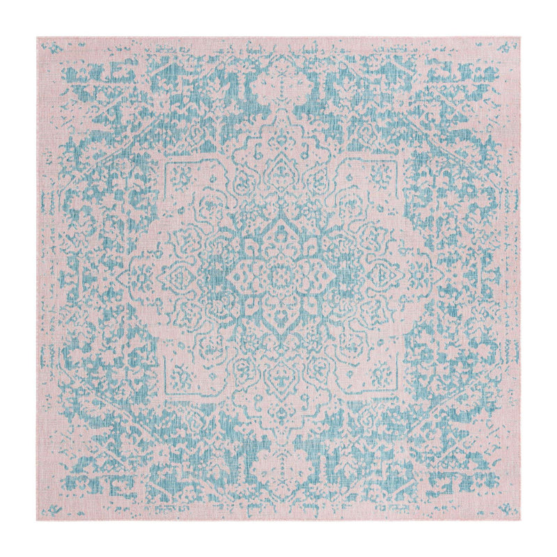 Jill Zarin Dubai Indoor/Outdoor Rug, Square 7'10"