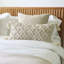 Macramé de coton naturel