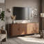 Meuble télé avec rangement et projecteur Shaea