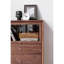 Armoire d'appoint simple et compacte avec porte en verre