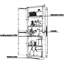 Armoire de rangement robuste en résine avec portes verrouillables et tablettes réglables pour le garage, la salle de lavage et l'organisation à la maison