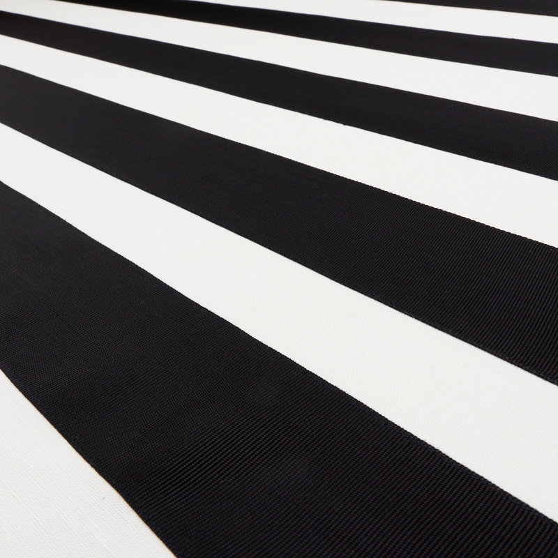 Tissu à panneaux Schumacher x Miles Redd, Noir / ivoire