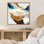 «Crashing Blue» par Jacob q, reproduction d'art sur toile encadrée-102458587