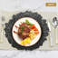 Ensemble de 24 assiettes décoratives en plastique 12,6 po pour assiettes décoratives multicolores-87441581