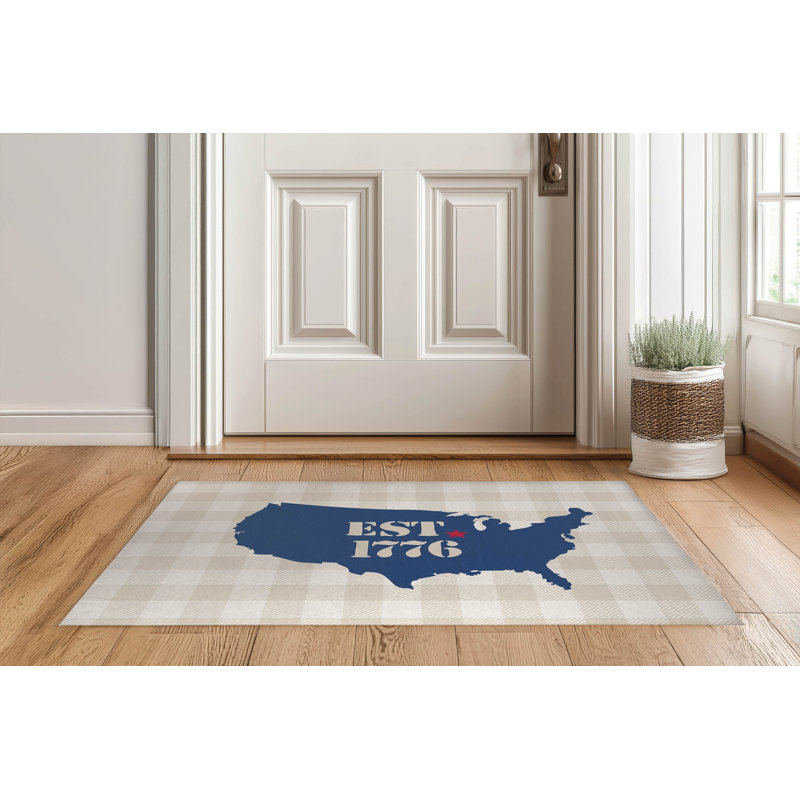 Tapis de porte EST 1776 EST, Neutre / Beige, L 24 po x L 36 po