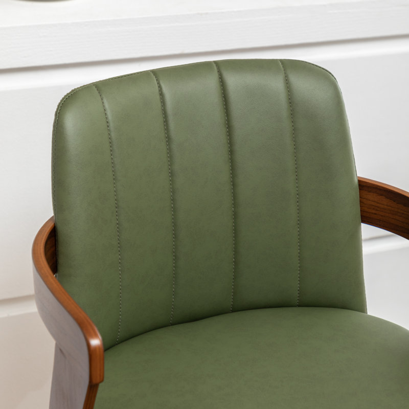 Tabouret de bar pivotant Jarissa, Vert