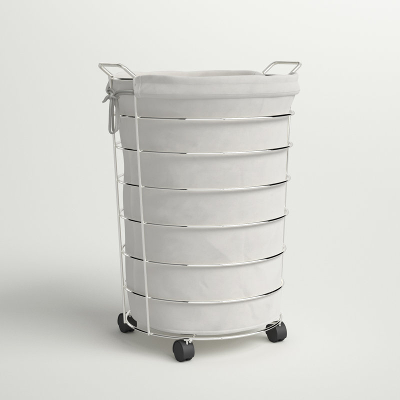 Rolling Laundry Hamper with Handles