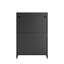 Commode 4 tiroirs, commode sans poignée-711258432