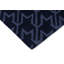 Wool Houndstooth Area Rug in Dark Blue/Black-74187216