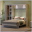 Lit escamotable moderne avec tablettes murales-1468968318-1468968313