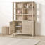 Abrytha Open Shelving China Cabinet